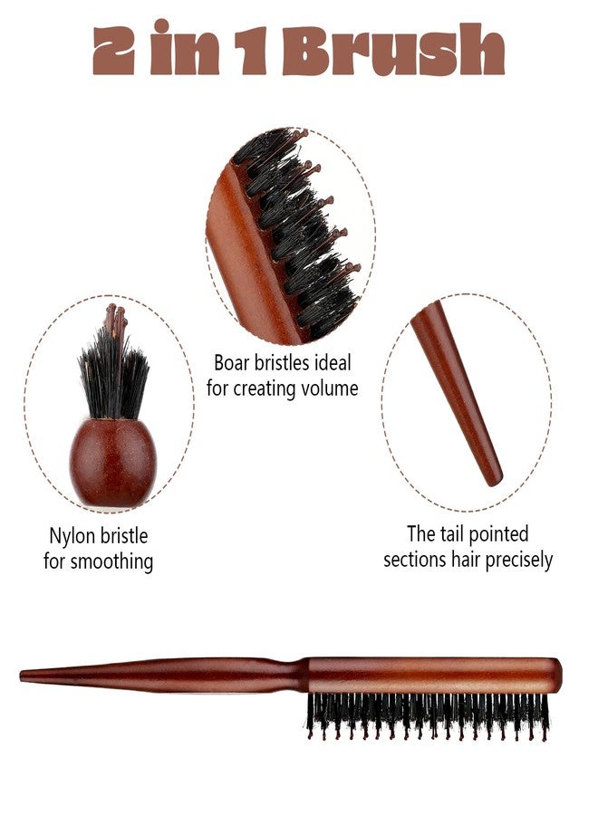 ValueBargain Teasing Combs for Women, 3 Pcs Hair Teasing Comb, Teaser Comb for Women Fine Hair, Slick Back, Volume, Backcombing - Image 2